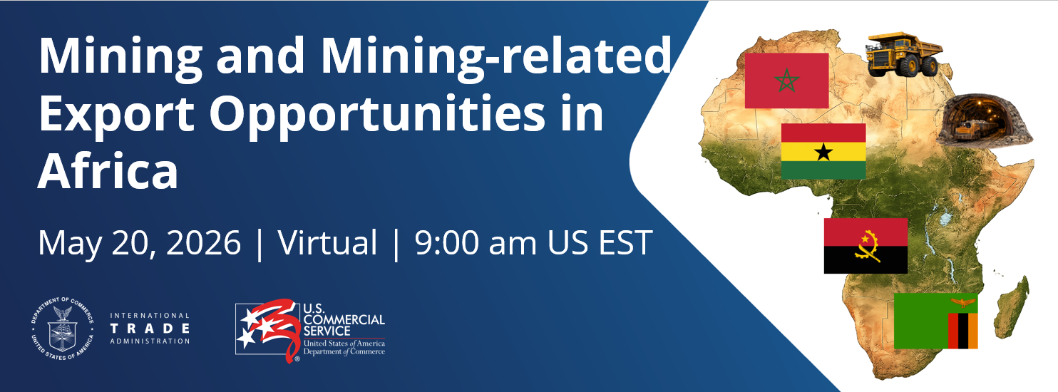 MiningandMining-relatedExportOpportunitiesinAfrica - Event cover image