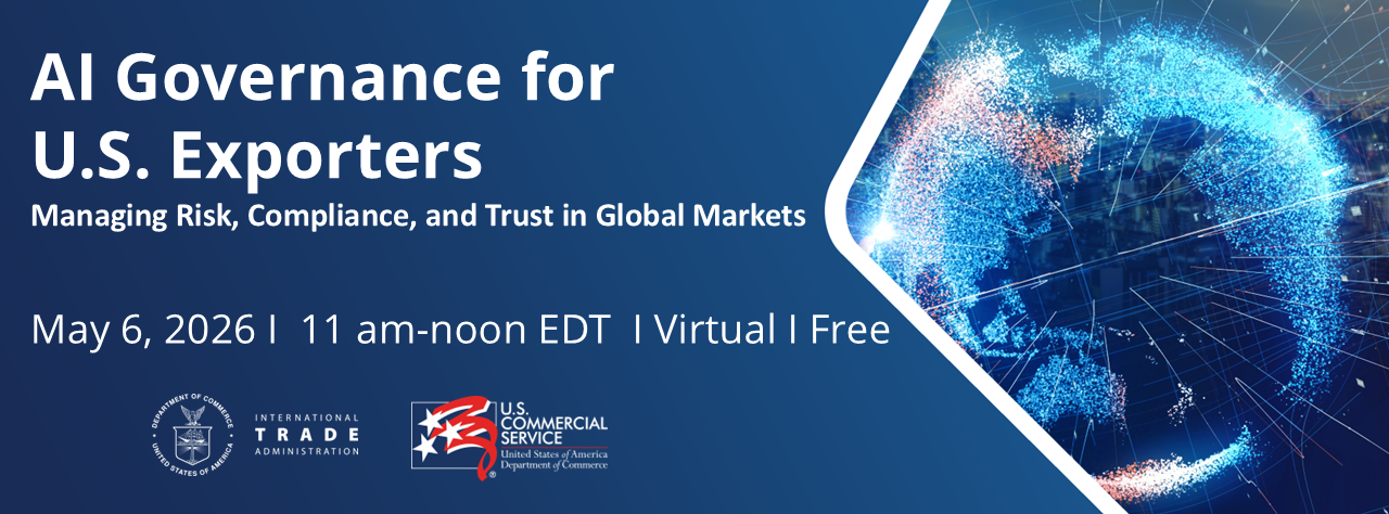 WebinarAIGovernanceforUSExportersManagingRiskCompl - Event cover image