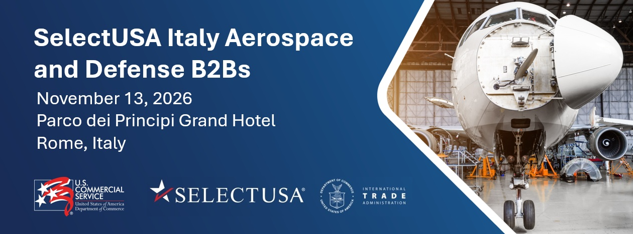 SelectUSAItalyAerospaceandDefenseSectorB2Bs-9884-1 - Event cover image